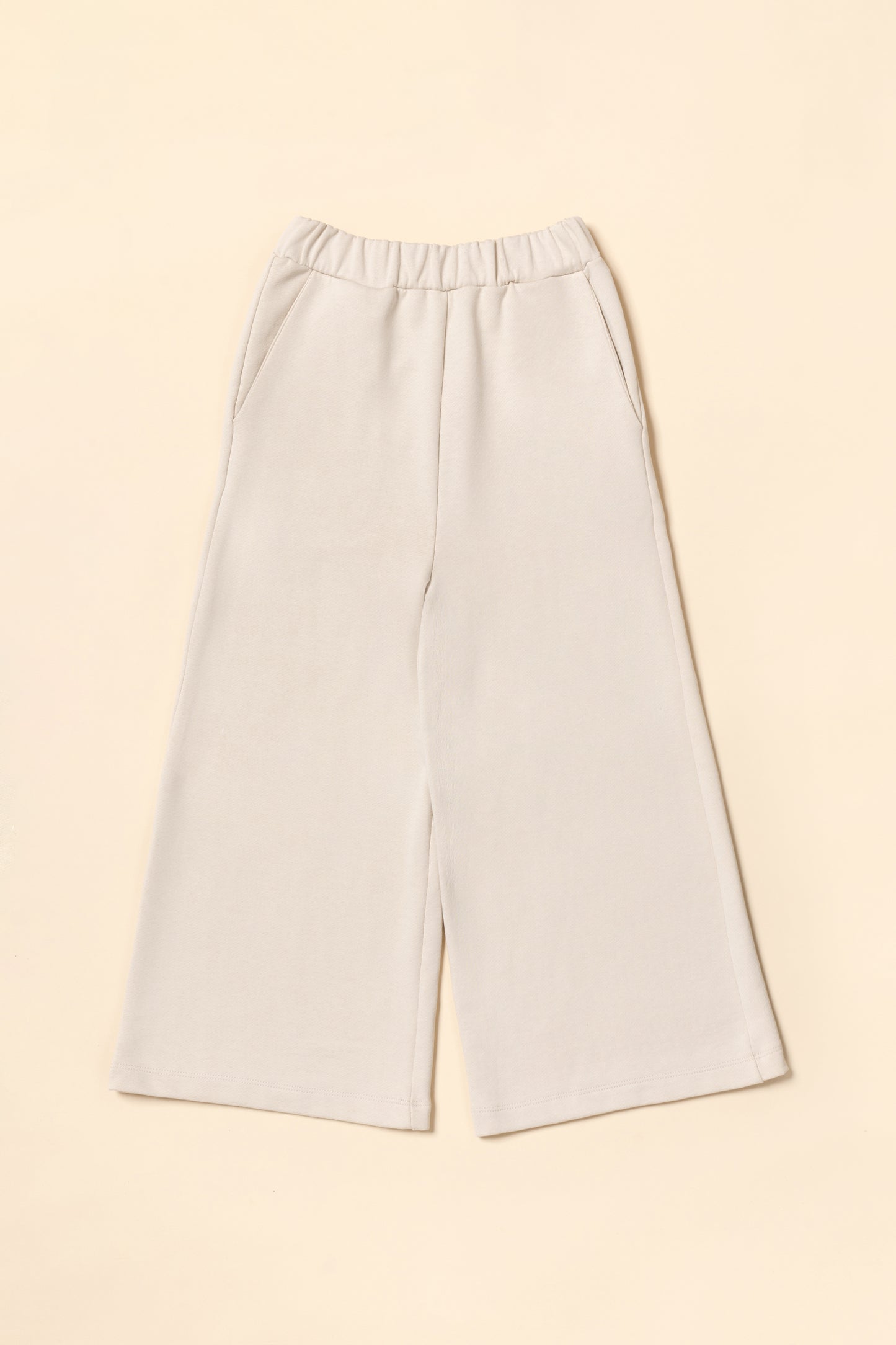 Flowy Jogger - Krem