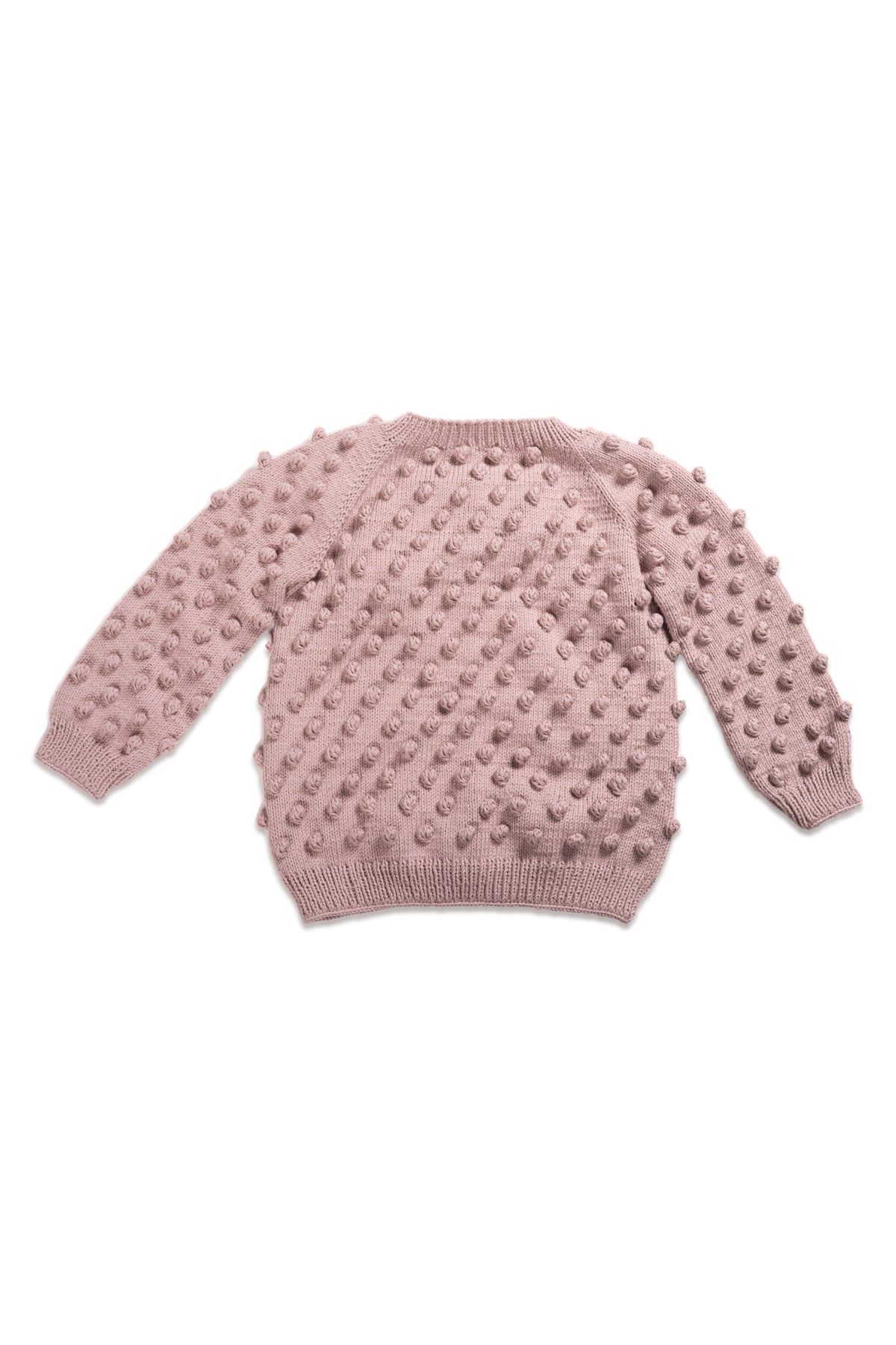 Popcorn Hırka - Dusty Pink