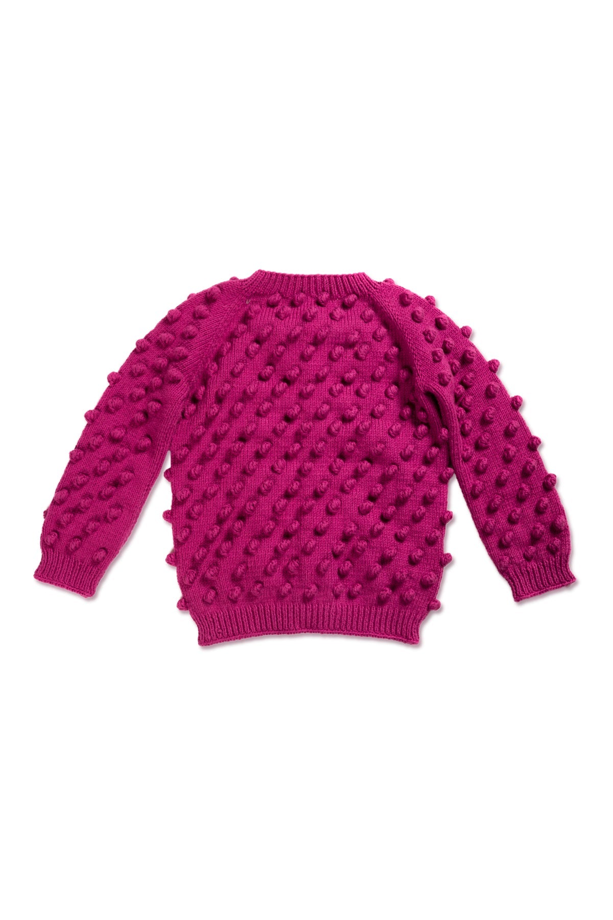 Popcorn Hırka - Dark Purple