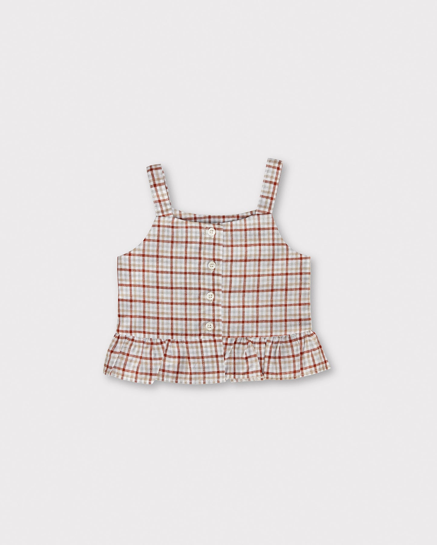 Liz Bluz - Checkered Red