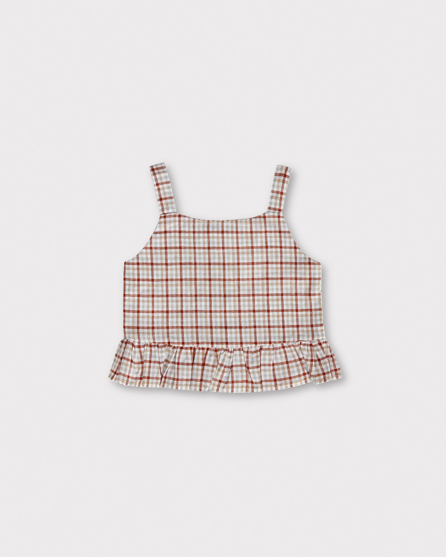 Liz Bluz - Checkered Red