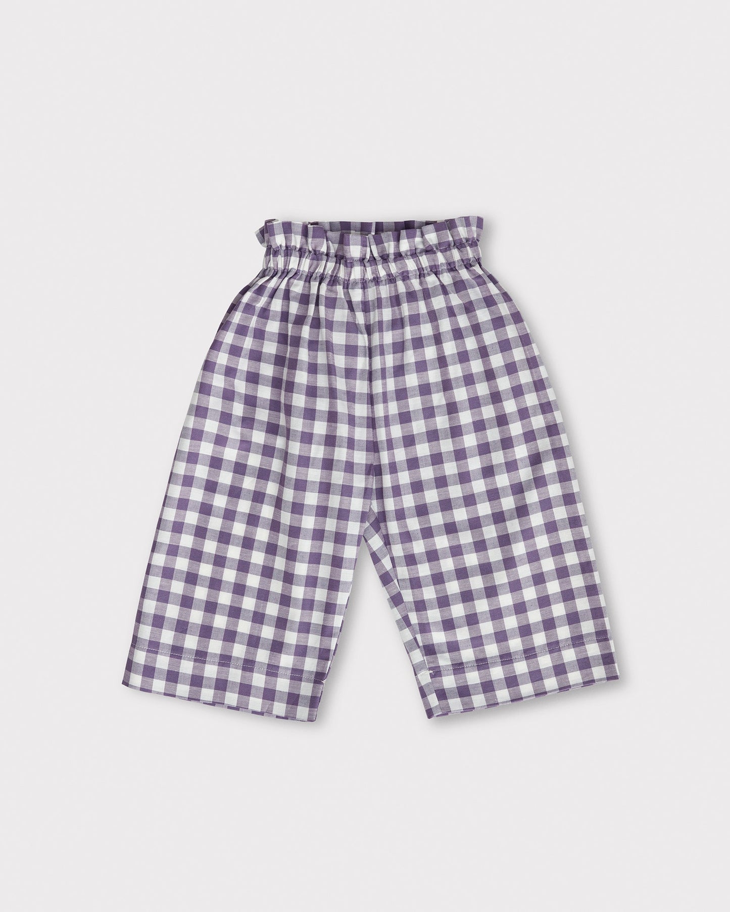 Milly Pantolon - Purple Gingham