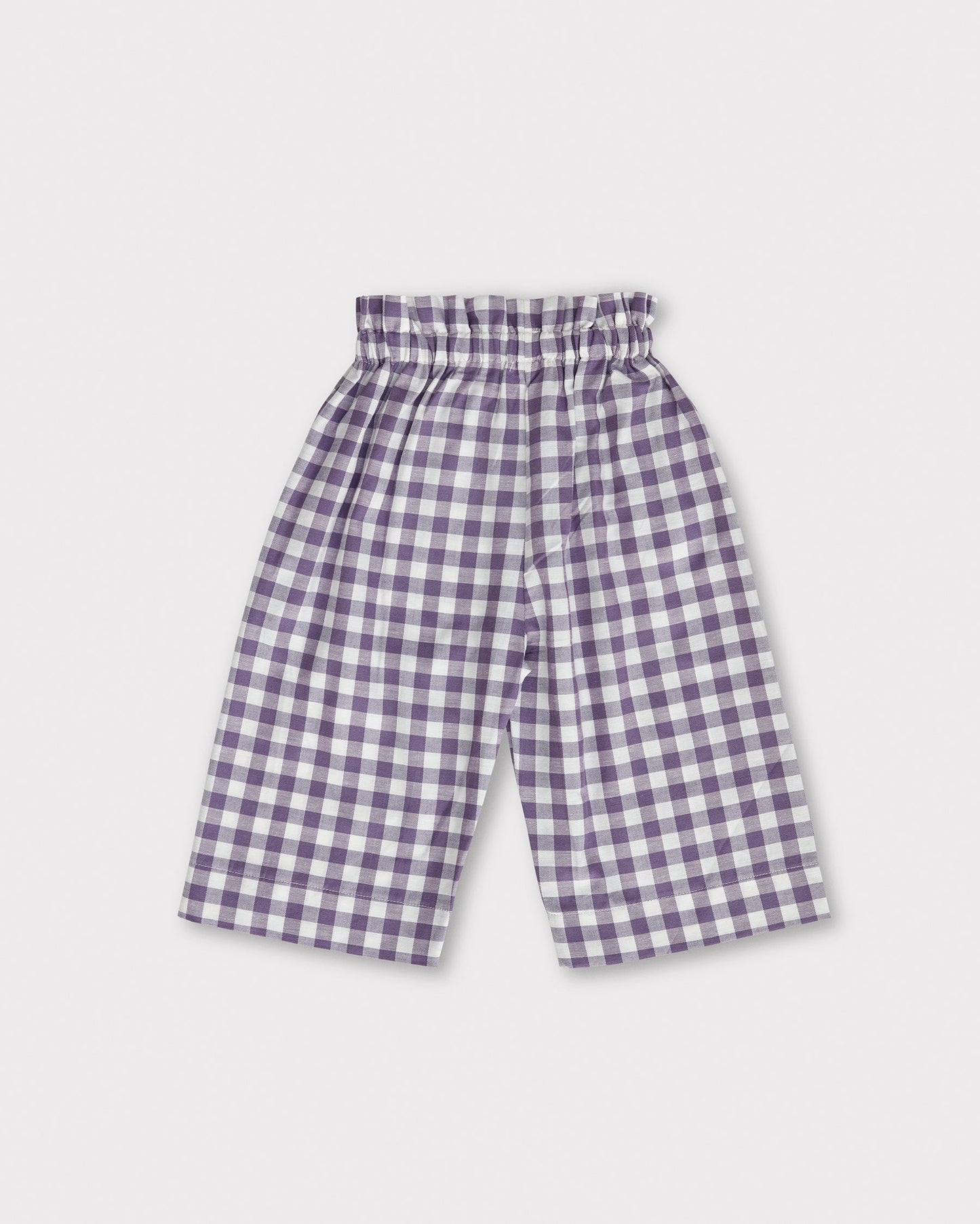 Milly Pantolon - Purple Gingham