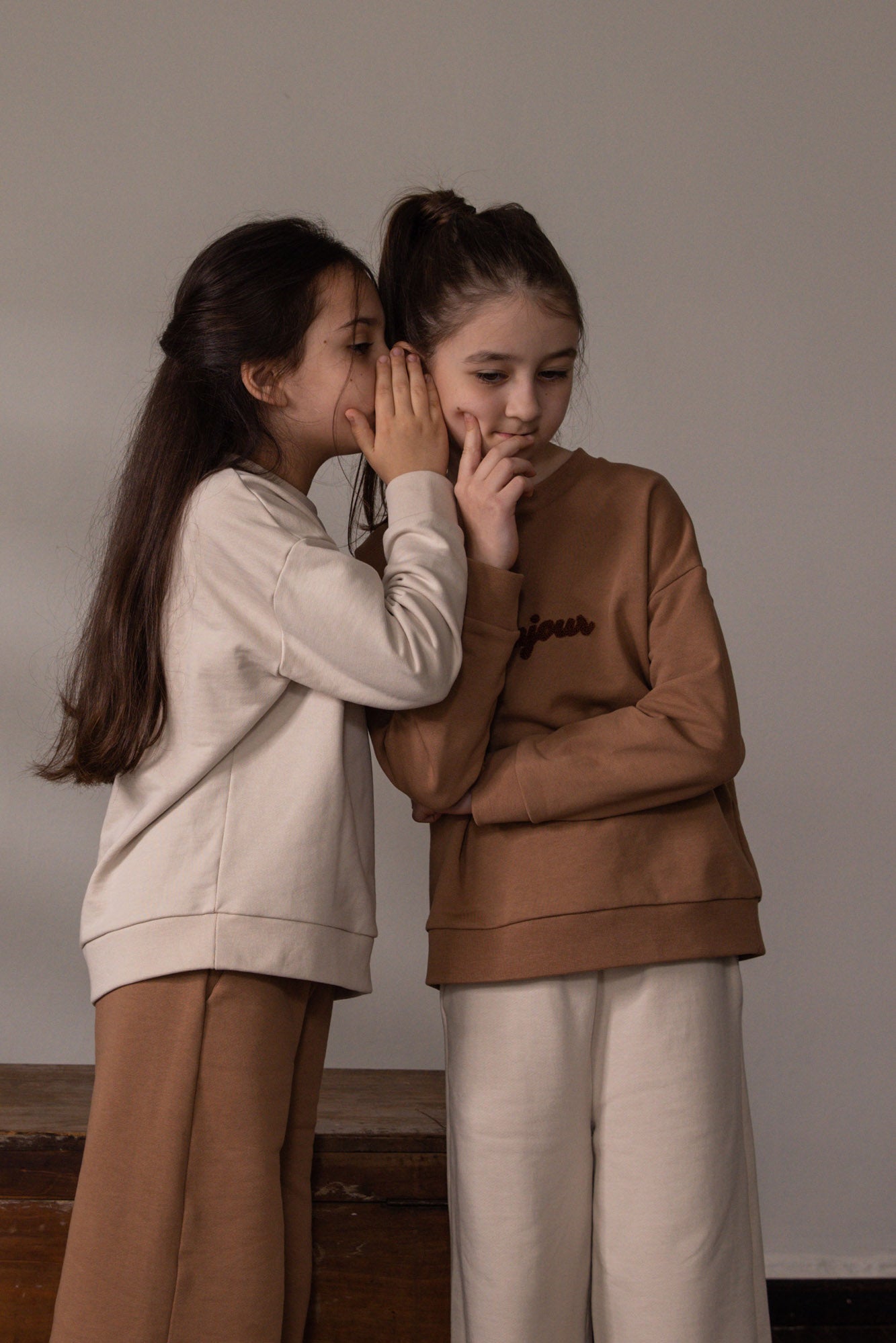 Bonjour Sweatshirt - Tarçın